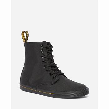 Dr Martens Sheridan Platene - Cierne Cizmy Detske, D433SK